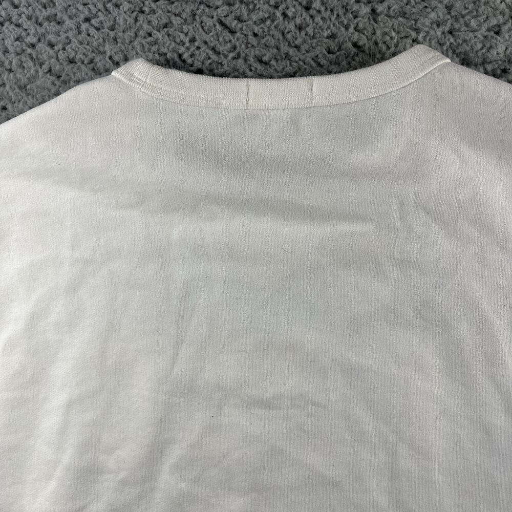 Polo Ralph Lauren Sweatshirt Mens XXL White Multi Color Block Logo Fleece Crew - Picture 13 of 13